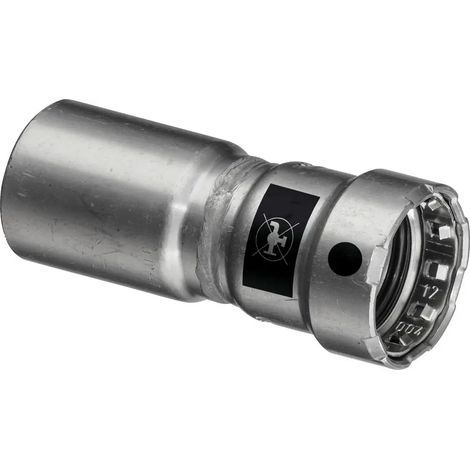 Viega Megapress-Reducción, DN1 32, DN2 20, acero no aleado, revestimiento de zinc-níquel, modelo 4215.1, 695439