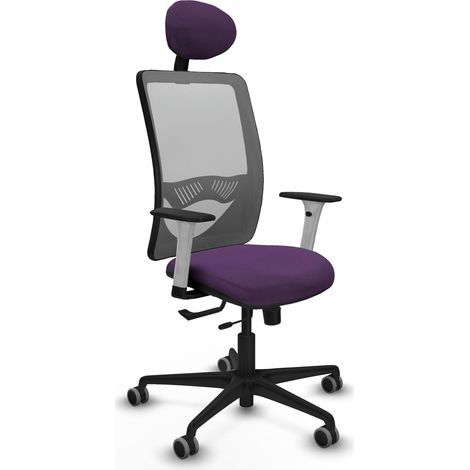 Silla ergonómica piqueras y crespo Zulema gris malla (1/2)