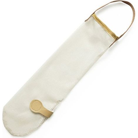 Sac de Rangement en Filet - Ventilation Optimale pour Oignons Ail et Légumes - Suspendu avec Cordon de Serrage - 1 Unité (1/4)