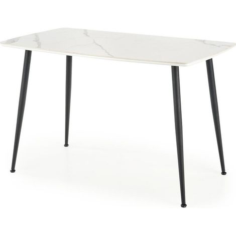Mesa Houston 1129 , 75x70x120cm, Vidrio templado, MDF, Metal
