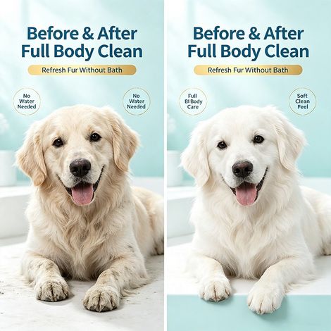 No-wash pet gloves, convenient dry-clean gloves for cats and dogs, gentle on their fur -- No-wash pet gloves (1/4)