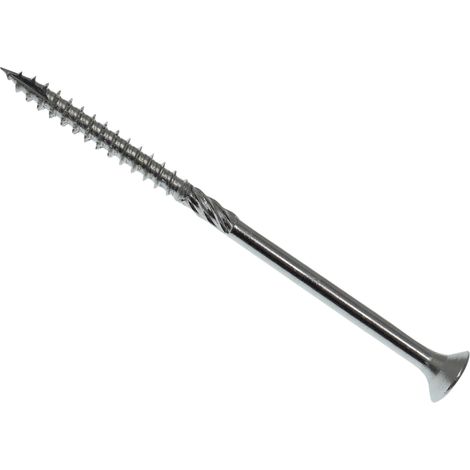 ForgeFix Spectre PZ Compatible Wood Screw CSK A2 6.0 x 130mm Box 100 FORA26130SS