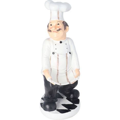 Statue de Chef, tablier de Style Rural américain, décoration de Chef pour Restaurant, café, décoration de cuisine (1/5)
