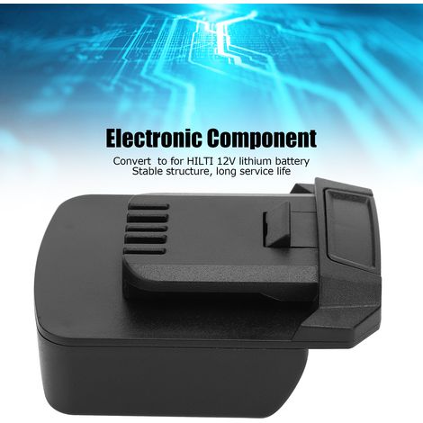 Adaptateur de batterie au lithium DeWei 12 V vers batterie au lithium Hilfiger 12 V (1/5)