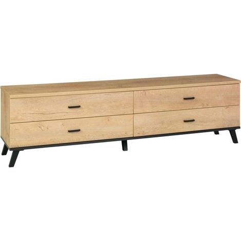 Mueble TV Talsere 105 , Número de puertas: 0, Número de cajones: 4, 181x50x40cm
