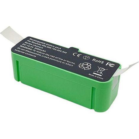Batterie Haute Capacité 5200mAh 14.4V - - Compatible Roomba Série 600 700 800 900 - Longue Autonomie - 1 Unité (1/3)