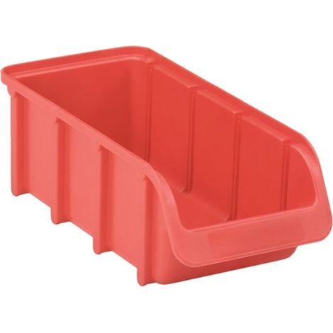 Sichtlagerkasten L216/183xB102xH74mm PP rot stapelbar HÜNERSDORFF (1/5)