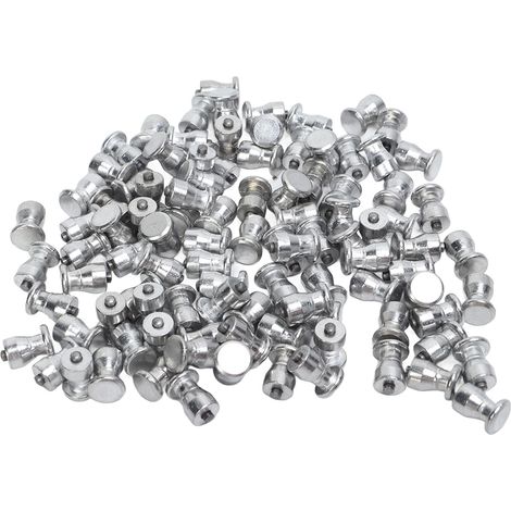 100 Clous à Pneu Vis Argenté Auto Camion Moto VTT SUV Accessoire Véhicule Lot Fixation Hiver (1/5)