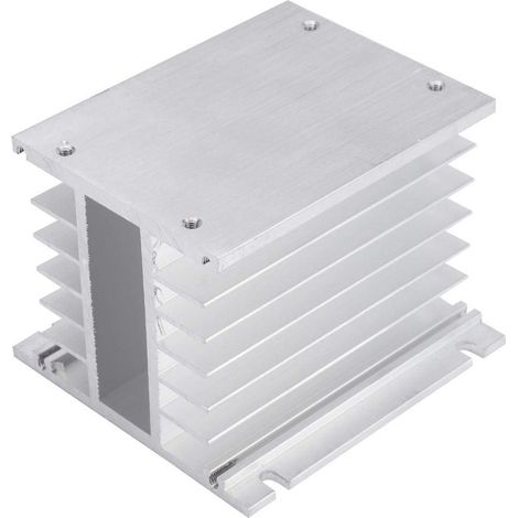 Dissipatore di calore per relè a stato solido trifase, dissipatore di calore in alluminio SSR, gruppo ventola di raffreddamento (1/5)
