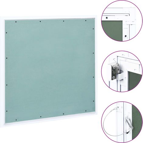Trappe de visite avec cadre en aluminium et insert en plaque de plâtre 600x600 mm