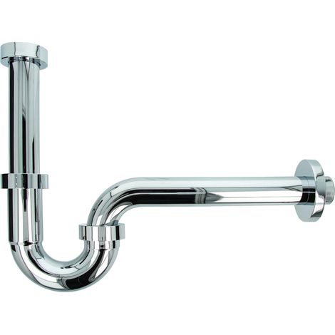 tecuro Profi-Röhrengeruchsverschluss 1 1/4 Zoll x Ø 32 mm, ABS verchromt (1/5)