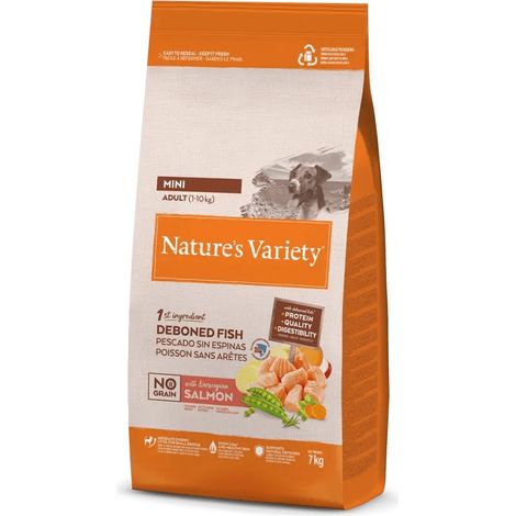 Croquette chien nv ori mini adult saumon 7kg