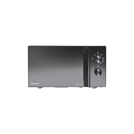 Hisense – Micro-ondes à poser 20L 700W – Gril 800W – Dimensions 455x326x261mm – Finition céramique émaillée – Couleur noir miroir - H20MOMBP1HG (1/5)