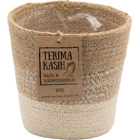 Bloomique - Panier Nea - Jute - Terami Kasih - 10-15 cm