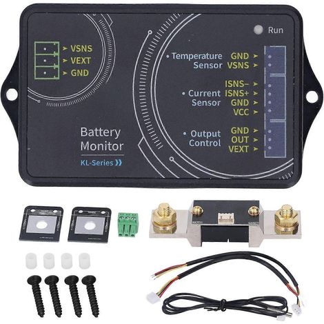 Moniteur de batterie 400 A Bluetooth 0-120 V, voltmètre et ampèremètre sans fil, accessoire pour camping-car KL140F (1/4)