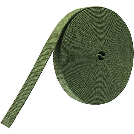 20mm attaches de jardin pour arbres, 10 m vert, sangle en nylon robuste pour grandes plantes, greffage et redressement, cerclage bagages/cargo, corde hamac extérieur (1/5)
