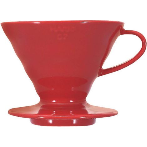 VDC-02R Kaffeefilter, Größe 02, Keramik Rot