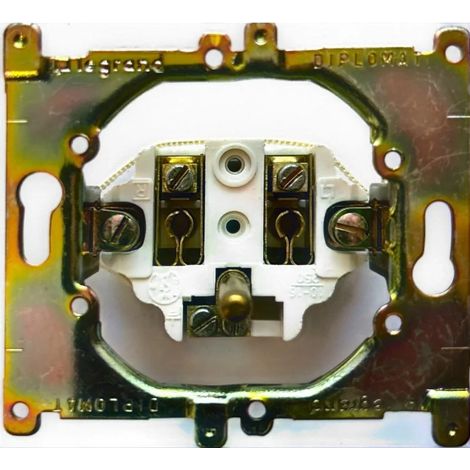 Legrand Diplomat 088140 Mechanismus Stecker 2P+T 10/16A 250V Schraube oder Krallen