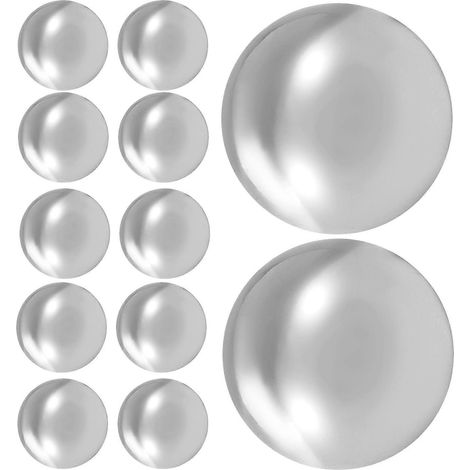 Lot de 12 billes en acier pour bouteilles de 12 mm. Billes de roulement en acier billes rondes pleines. (1/5)