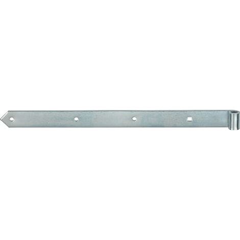 Cerniera da negozio larghezza 37 mm lunghezza 300 mm spessore 5 mm acciaio zincato blu semi pesante VORMANN (1/3)