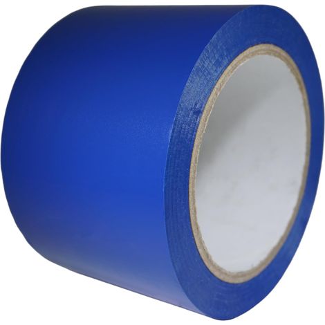 Nastro adesivo impermeabile e resistente per riparazioni di teloni, camion, tende e serre, 10 cm x 10 m (blu) (1/4)