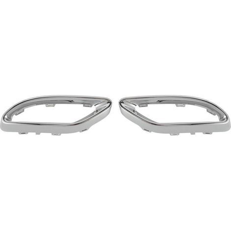 Embouts d'échappement chromés brillants de remplacement pour Mercedes-Benz ABCE GLC Classe CLS W177 W247 W205 W213 X253 C257 (1/3)