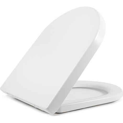 Abattant WC universel UF en forme de D Toilet Seat Abattant WC (1/5)