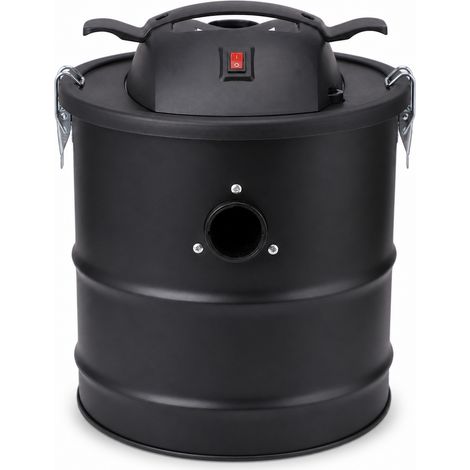 Aspirateur à Cendres Souffleur 18 L 1000 W pour Cheminée Noir (1/5)