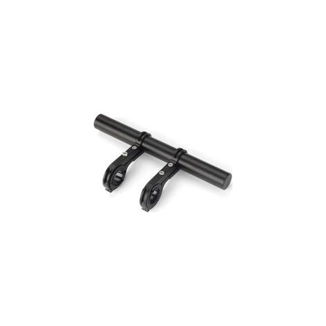 Support D'Extension De Guidon De Vélo,Rallonge De Guidon De Vélo Double,Multifonction Extension De Support En Alliage D'Aluminium,Support De Lampe De Poche Accessoires De Vélo,Pour Lampe De Poche,1 Pc