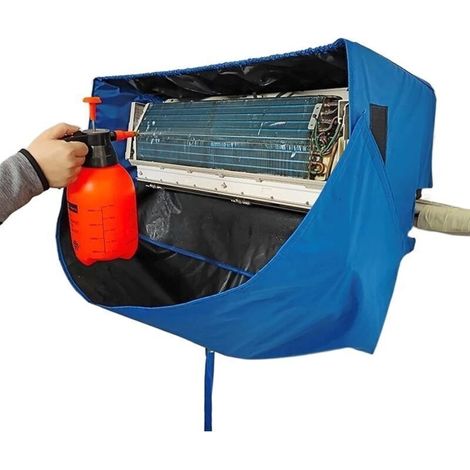 Housse de nettoyage de climatiseur Split 1-3P avec kit de nettoyage de pistolet à eau haute pression Kit de nettoyage de climatisation mural (Color : Kit 1, Size : L(1-3P)) (1/5)
