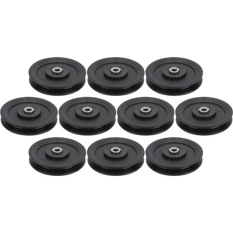 115mm Roulement Poulie Roue Nylon Fitness Roulement Poulie Accueil Gym Attachements Exercice Musculation Accessoire (1/5)