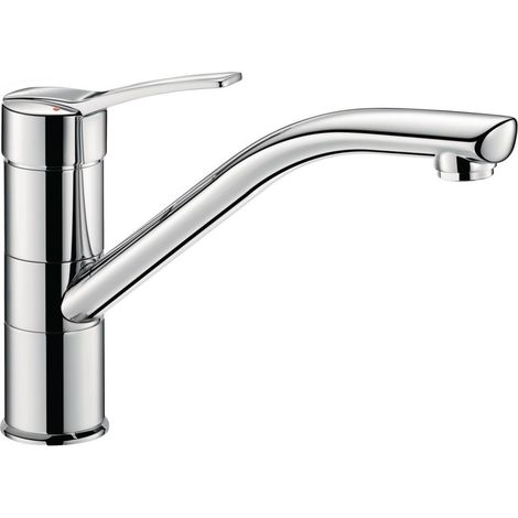 Mitigeur monocommande Delabie pour montage en un trou avec bec pivotant H. 155 L. 230 (1/2)