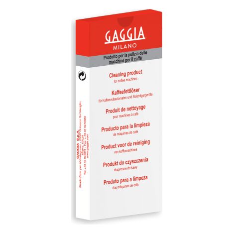 Gaggia RI9125-60 Compresse Detergenti per Macchina da Caffe' Sgrassatore 6 Compresse 1,6 g