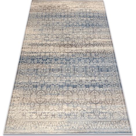 Teppich Wolle NAIN Ornament vintage 7594/51955 beige / blau beige 80x150 cm