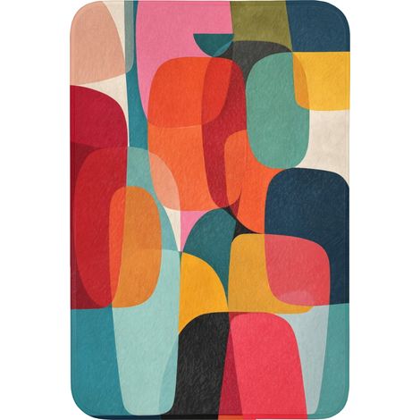 TAPPETINO DA BAGNO Forme - Colorate - Astratte - Aerei 60x90 cm