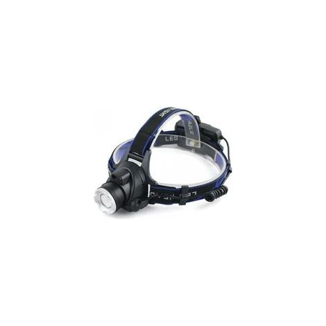 Lampe frontale LED rechargeable et puissante, lampe torche à phare réglable avec câble USB pour la pêche, le vélo, la randonnée, la course à pied et le camping (1/2)