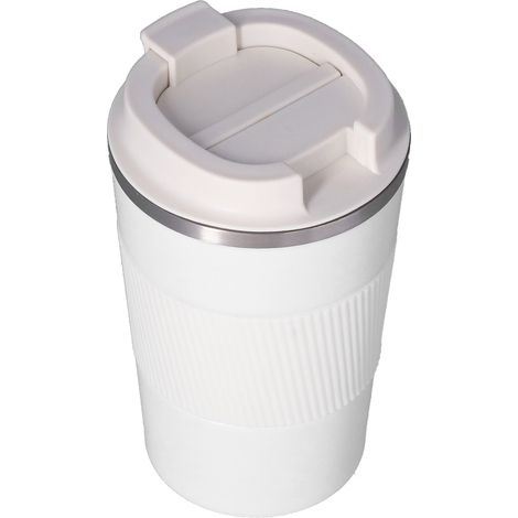 Tasse thermique isotherme 380 ml voyage, gobelet inox portable, mug café sous vide pour extérieur voiture (1/5)