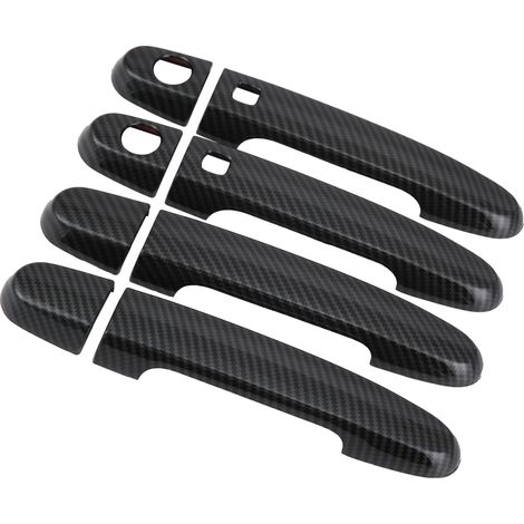 Poignée de Porte Extérieure Kit Complet Carbon Fiber Decor pour Prius 20 2005‑2010