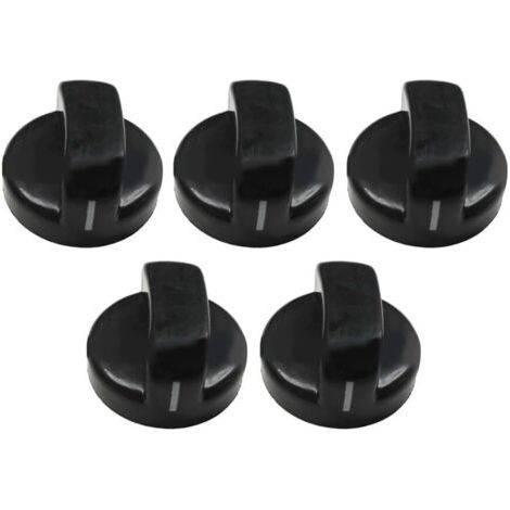 5PCS Bouton de cuisinière à gaz de 8 mm, boutons universels résistants à la température pour cuisinière à gaz, cuisinière à gaz, four (1/5)