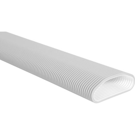 Aldes – Conduit ovale antibactérien 20m 11091857 – Gaine VMC en PEHD pour réseau de ventilation – Antistatique et haute qualité (1/3)