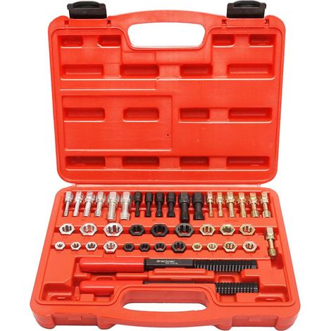 Kit di Riparazione Filettatura metrica UNF e UNC da 42 Pezzi, Inserti per Riparazione UNC/unf e metrici (1/5)