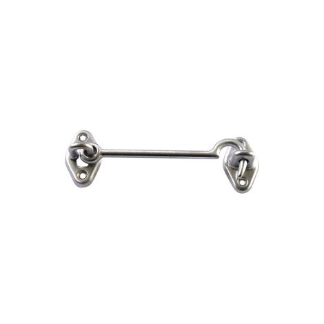 GANCIO FERMAFINESTRA OTTONE CROMO SAT 120 MM- 25,0 pz