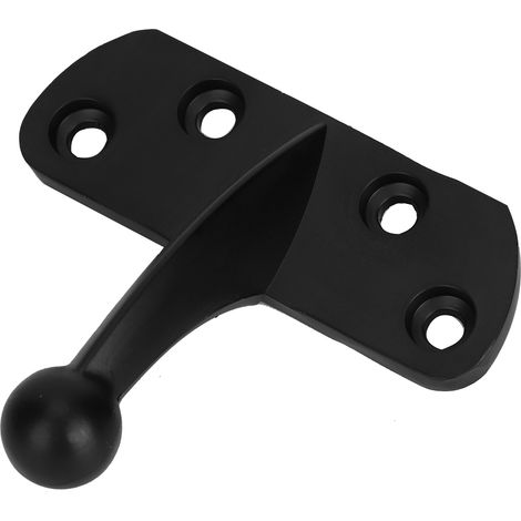 Serrure de sécurité antivol en acier inoxydable pour porte d'entrée - Noir mat (1/5)