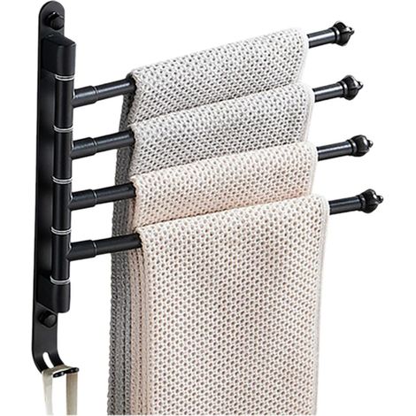 Porte-serviettes pivotant à 4 barres pliable (Type 3) Type 3 (1/5)