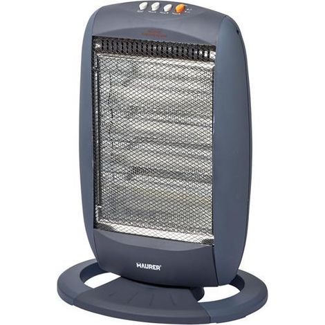 STUFA ELETTRICA ALOGENA KOS MAURER 1600W OSCILLANTE