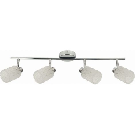 Plafoniera Candellux TRANS 4xG9 cromata vetro 70cm (1/2)