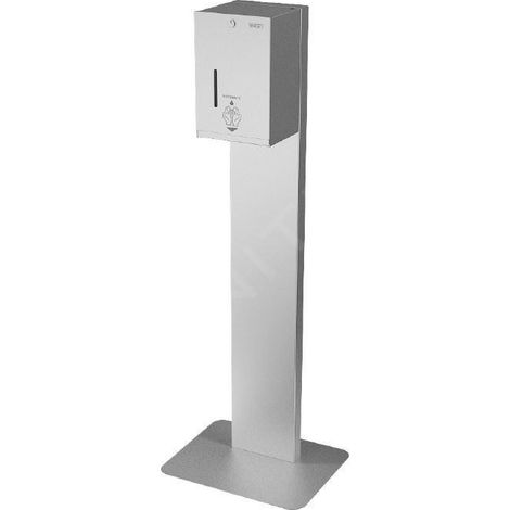 Sanela - Distributeur de désinfectant sans contact sur borne-support, inox SLZN 59ES (1/2)