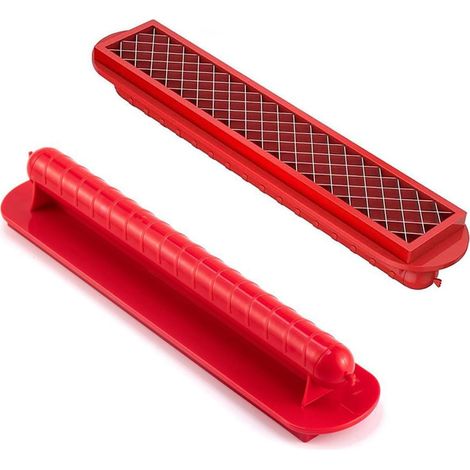 Cortador de salchichas para perritos calientes de acero inoxidable, mango ergonómico, para uso doméstico, en restaurantes y barbacoas.