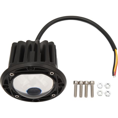 Feu de travail LED en alliage d'aluminium, verre anti-brouillard pour camion, voiture, SUV, ATV, UTV, bateau, moto, 12‑80V, 20W (1/5)