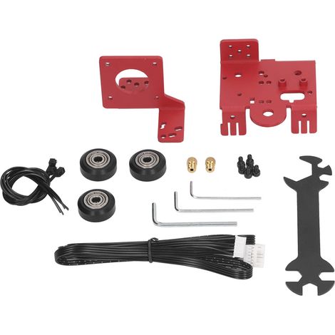 Metallbasis-Kit für 3D-Drucker-Extruder aus Messing und ABS-Kunststoff, hochpräzise, flammhemmend, für Ender3-Serie (1/5)